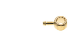 6 mm (1/4'') & G1/4'' Brass Banjo Fitting with Hose Barb [2 Pieces]