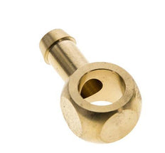 9 mm (3/8'') & G1/4'' Brass Banjo Fitting with Hose Barb [2 Pieces]