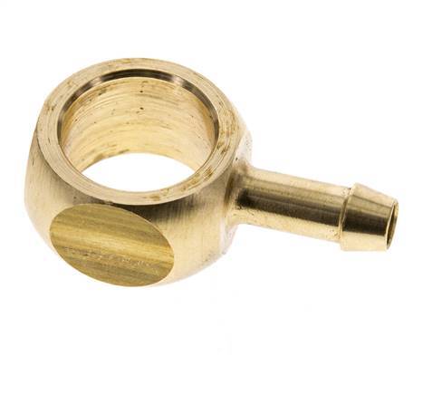 6 mm (1/4'') & G3/8'' Brass Banjo Fitting with Hose Barb