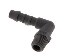 6 mm (1/4'') & R1/8'' PA 6 Elbow Hose Barb with Male Threads [10 Pieces]