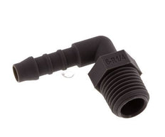 6 mm (1/4'') & R1/4'' PA 6 Elbow Hose Barb with Male Threads [10 Pieces]