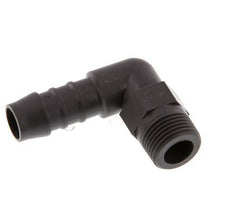 12 mm & R3/8'' PA 6 Elbow Hose Barb with Male Threads [5 Pieces]