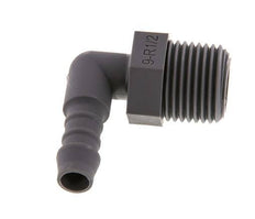 9 mm (3/8'') & R1/2'' PA 6 Elbow Hose Barb with Male Threads [5 Pieces]