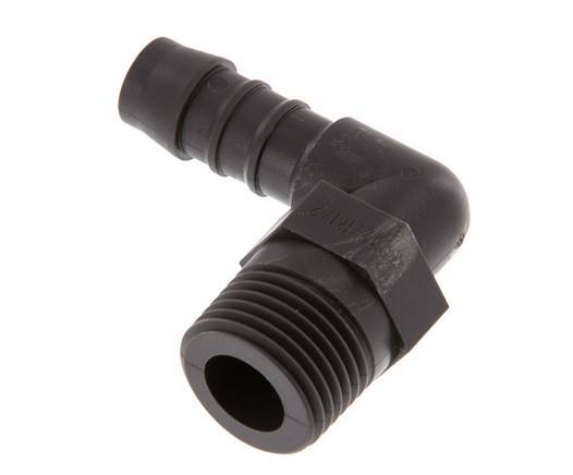 12 mm & R1/2'' PA 6 Elbow Hose Barb with Male Threads [5 Pieces]