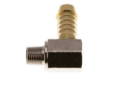 9 mm (3/8'') & R1/8'' Brass Elbow Hose Barb with Male Threads [2 Pieces]