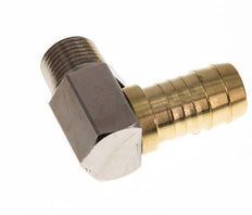 19 mm (3/4'') & R1/2'' Brass Elbow Hose Barb with Male Threads