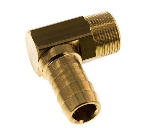 19 mm (3/4'') & M24x1.5 (taper) Brass Elbow Hose Barb with Male Threads