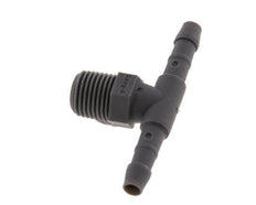 4 mm & R1/8'' PA 6 Tee Hose Barb with Male Threads [10 Pieces]