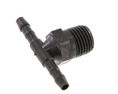 4 mm & R1/4'' PA 6 Tee Hose Barb with Male Threads [10 Pieces]