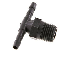 4 mm & R1/4'' PA 6 Tee Hose Barb with Male Threads [10 Pieces]