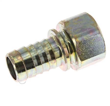 25 mm (1'') & G1'' zink plated Steel Hose Barb Female Safety collars