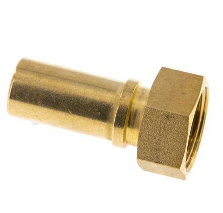 19 mm (3/4'') & G3/4'' Brass Hose Barb Union Nut Flat Sealing Polyurethane Safety collars EN 14420-5 (DIN 2817)