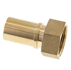 25 mm (1'') & G1'' Brass Hose Barb Union Nut Flat Sealing Polyurethane Safety collars EN 14420-5 (DIN 2817)