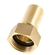 25 mm (1'') & G1'' Brass Hose Barb Union Nut Flat Sealing Polyurethane Safety collars EN 14420-5 (DIN 2817)
