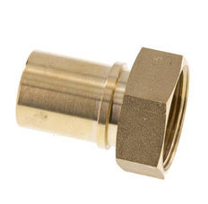 32 mm (1-1/4'') & G1-1/4'' Brass Hose Barb Union Nut Flat Sealing Polyurethane Safety collars EN 14420-5 (DIN 2817)