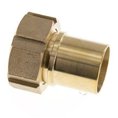 38 mm (1-1/2'') & G1-1/2'' Brass Hose Barb Union Nut Flat Sealing Polyurethane Safety collars EN 14420-5 (DIN 2817)