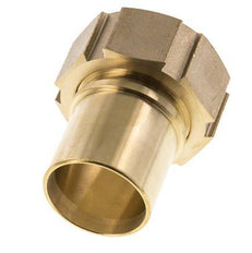 38 mm (1-1/2'') & G1-1/2'' Brass Hose Barb Union Nut Flat Sealing Polyurethane Safety collars EN 14420-5 (DIN 2817)