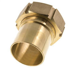 63 mm (2-1/2'') & G2-1/2'' Brass Hose Barb Union Nut Flat Sealing Polyurethane Safety collars EN 14420-5 (DIN 2817)