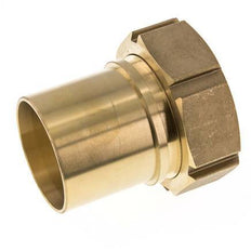 63 mm (2-1/2'') & G2-1/2'' Brass Hose Barb Union Nut Flat Sealing Polyurethane Safety collars EN 14420-5 (DIN 2817)