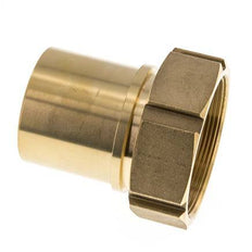63 mm (2-1/2'') & G2-1/2'' Brass Hose Barb Union Nut Flat Sealing Polyurethane Safety collars EN 14420-5 (DIN 2817)