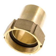 63 mm (2-1/2'') & G2-1/2'' Brass Hose Barb Union Nut Flat Sealing Polyurethane Safety collars EN 14420-5 (DIN 2817)