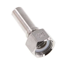 13 mm (1/2'') & G1/2'' Stainless Steel 1.4401 Hose Barb Union Nut Flat Sealing PTFE Safety collars EN 14420-5 (DIN 2817)