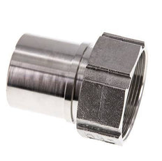 50 mm (2'') & G2'' Stainless Steel 1.4401 Hose Barb Union Nut Flat Sealing PTFE Safety collars EN 14420-5 (DIN 2817)