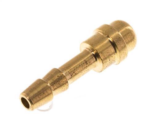 4 mm Brass Hose Barb without Union Nut (G1/8'') 11mm [10 Pieces]