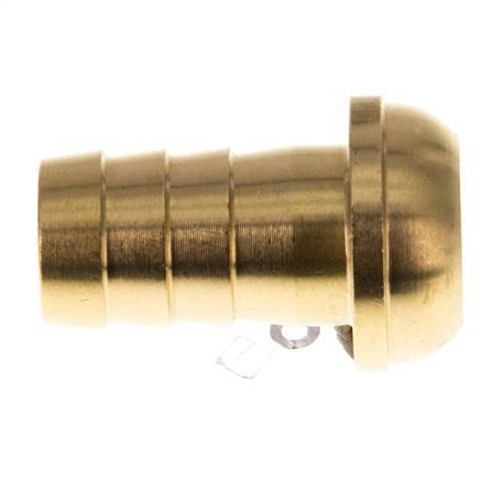 13 mm (1/2'') Brass Hose Barb without Union Nut (G3/4'') 13.5mm [2 Pieces]