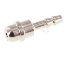 4 mm nickel plated Brass Hose Barb without Union Nut (G1/4'') 15.5mm [5 Pieces]