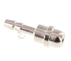 4 mm nickel plated Brass Hose Barb without Union Nut (G1/4'') 15.5mm [5 Pieces]