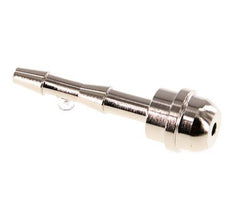 4 mm nickel plated Brass Hose Barb without Union Nut (G3/8'') 14.5mm [2 Pieces]