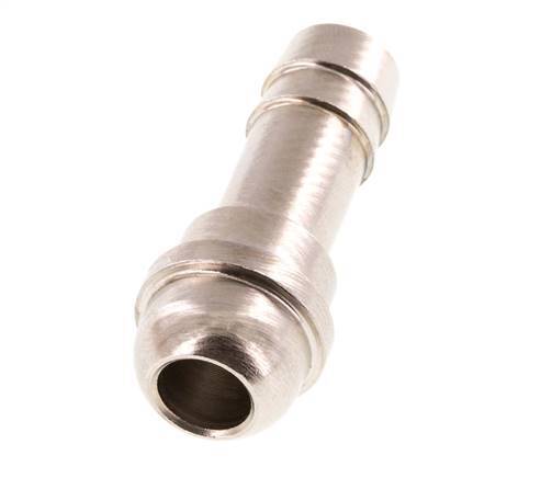 9 mm (3/8'') nickel plated Brass Hose Barb without Union Nut (G3/8'') 14.5mm [5 Pieces]