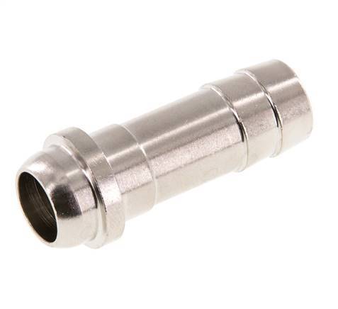 13 mm (1/2'') nickel plated Brass Hose Barb without Union Nut (G1/2'') 19.5mm [2 Pieces]