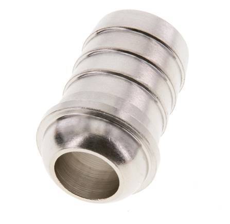 19 mm (3/4'') nickel plated Brass Hose Barb without Union Nut (G3/4'') 13.5mm [2 Pieces]