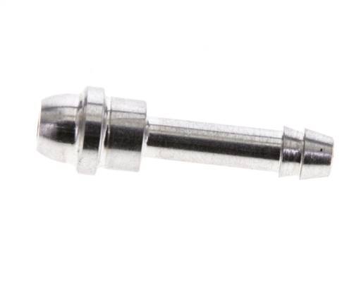 4 mm Stainless Steel Hose Barb without Union Nut (G1/8'') 12mm