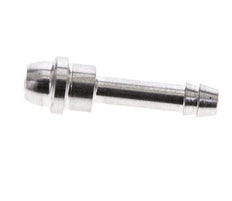4 mm Stainless Steel Hose Barb without Union Nut (G1/8'') 12mm