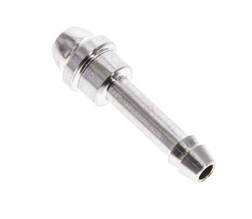 4 mm Stainless Steel Hose Barb without Union Nut (G1/8'') 12mm