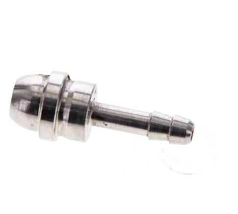 4 mm Stainless Steel Hose Barb without Union Nut (G1/4'')