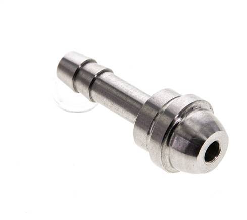 6 mm (1/4'') Stainless Steel Hose Barb without Union Nut (G3/8'')