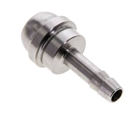 6 mm (1/4'') Stainless Steel Hose Barb without Union Nut (G1/2'')
