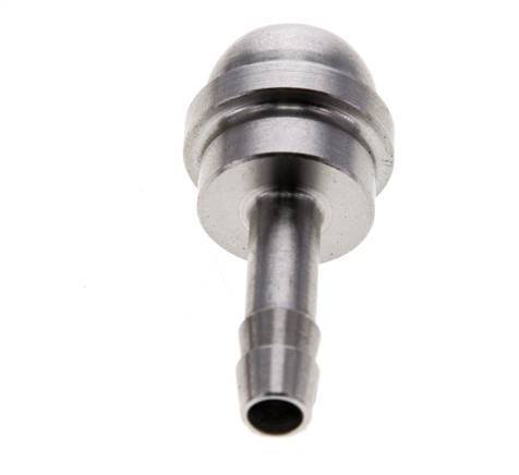 6 mm (1/4'') Stainless Steel Hose Barb without Union Nut (G1/2'')