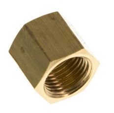 4/6mm (G1/8'') Brass Union Nut L11mm [10 Pieces]