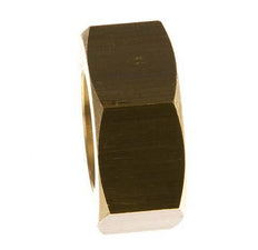 13mm (G3/4'') Brass Union Nut L13.5mm [2 Pieces]