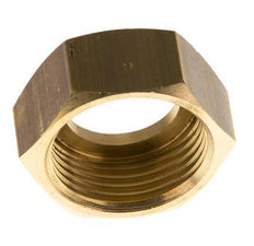 13mm (G3/4'') Brass Union Nut L13.5mm [2 Pieces]