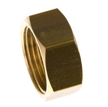 19mm (G3/4'') Brass Union Nut L13.5mm [2 Pieces]