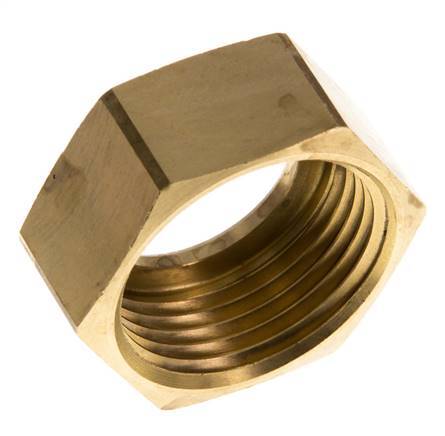 19mm (G1'') Brass Union Nut L17mm