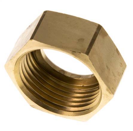 19mm (G1'') Brass Union Nut L17mm