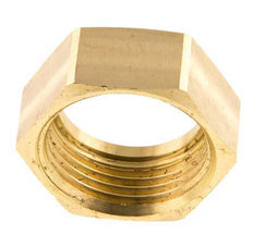 25mm (G1'') Brass Union Nut L16mm [2 Pieces]