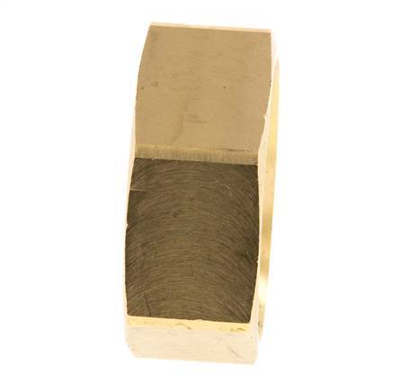 25mm (G1'') Brass Union Nut L16mm [2 Pieces]